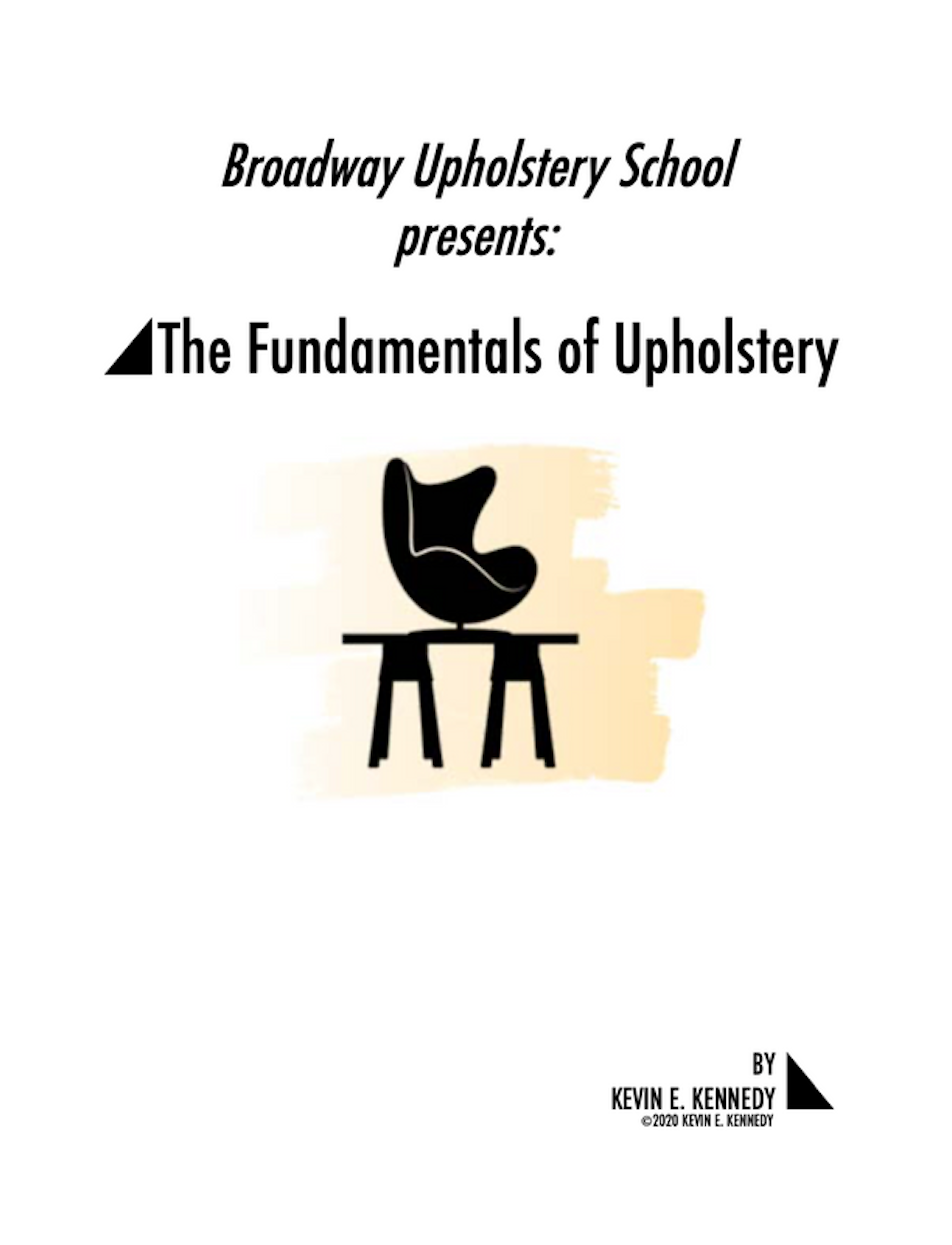 The Fundamentals of Upholstery Ebook